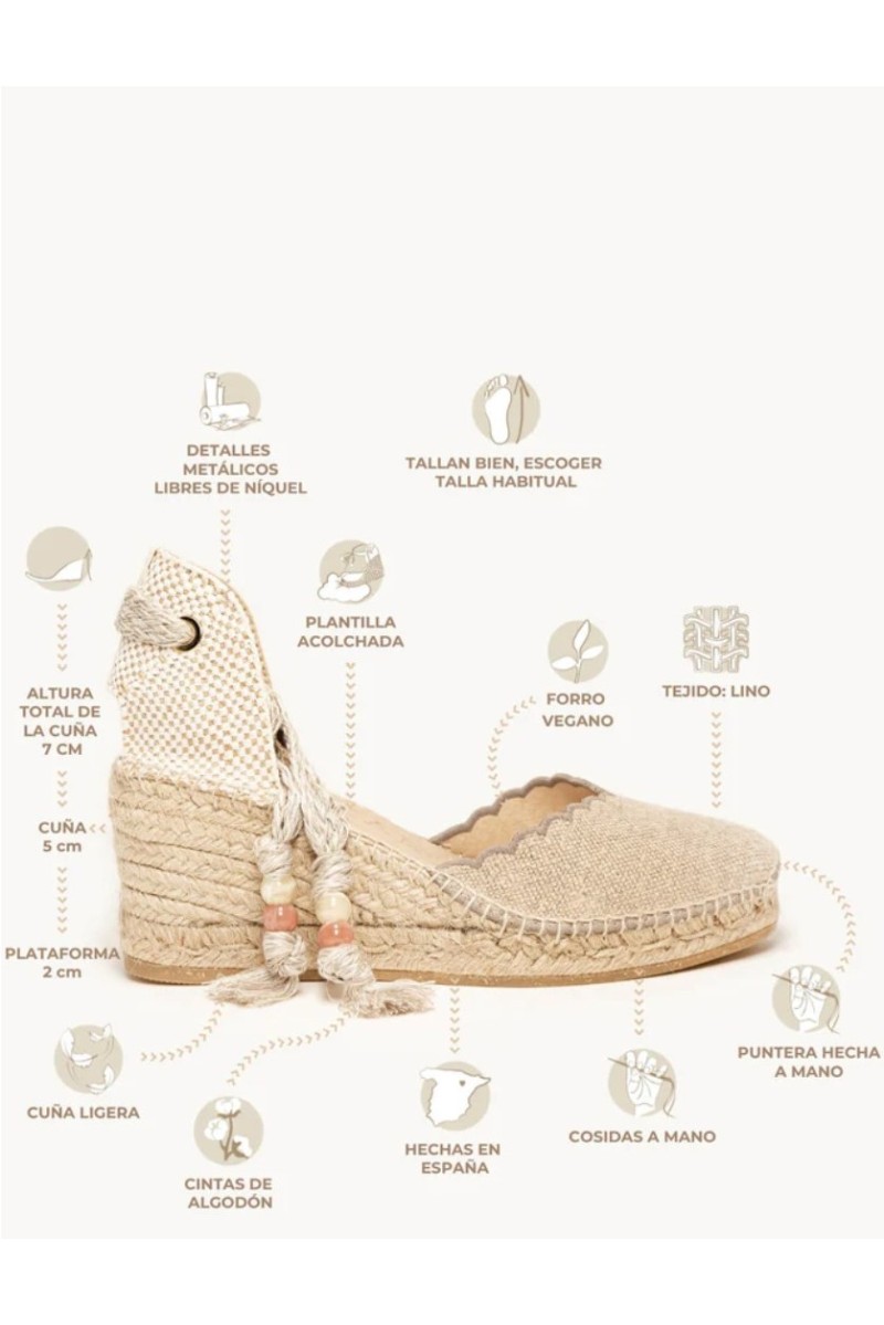 Alpargata Lino Alhamas