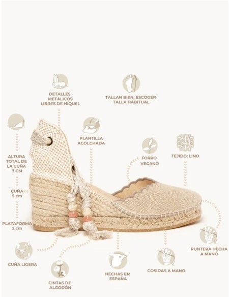 Alpargata Lino Alhamas
