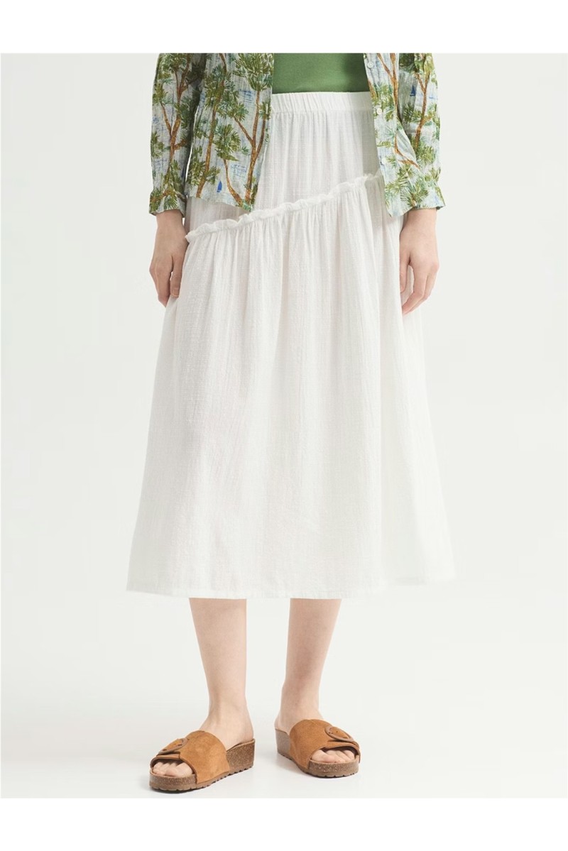 Falda Volante NiceThings Blanco 2