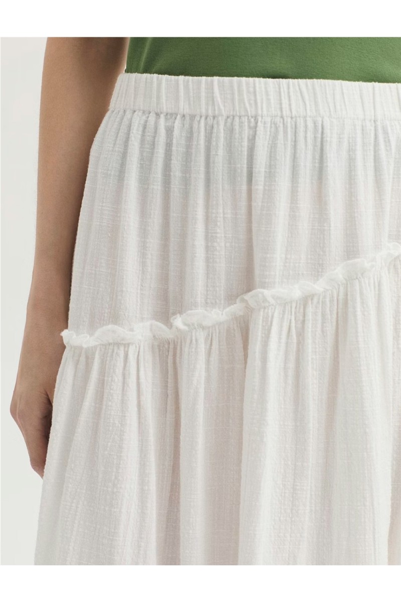 Falda Volante NiceThings Blanco