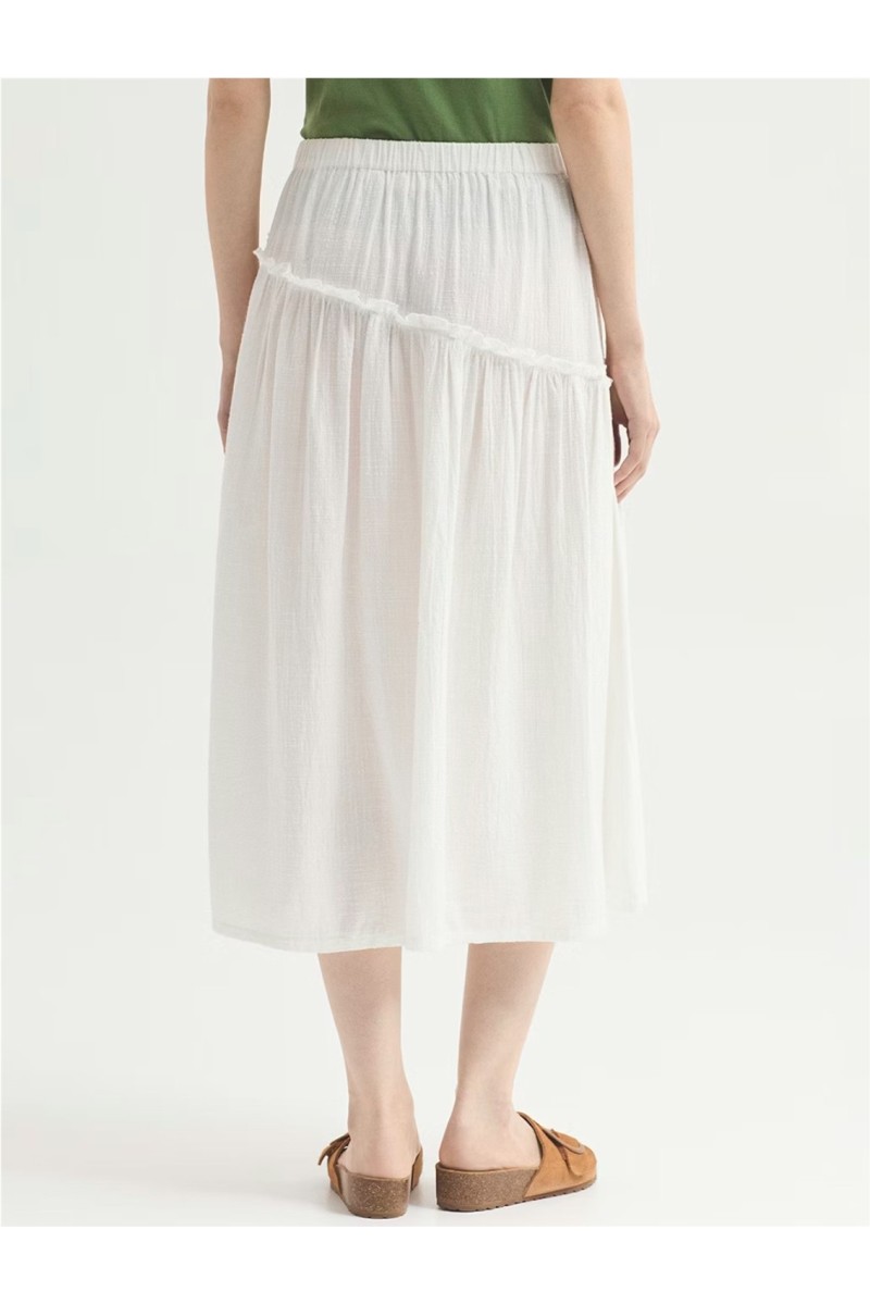 Falda Volante NiceThings Blanco