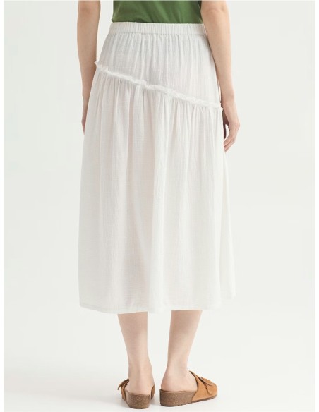 Falda Volante NiceThings Blanco