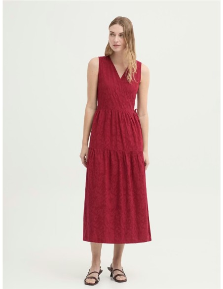 Vestido Jacquard NiceThings Rojo