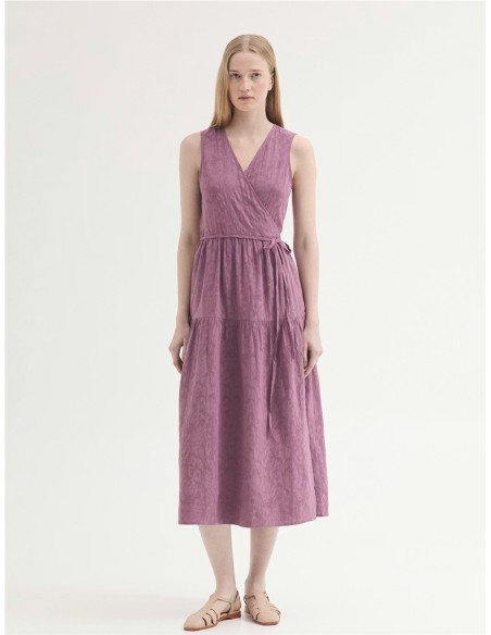 Vestido Jacquard NiceThings Malva