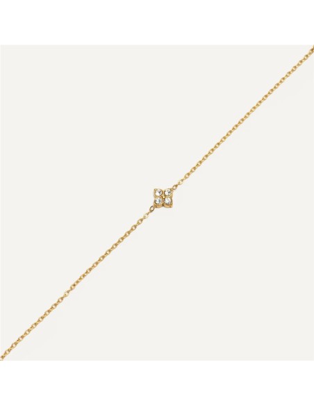 Pulsera Trébol BlancaRomeo