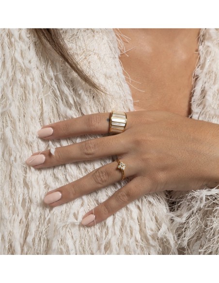 Anillo Trébol BlancaRomeo