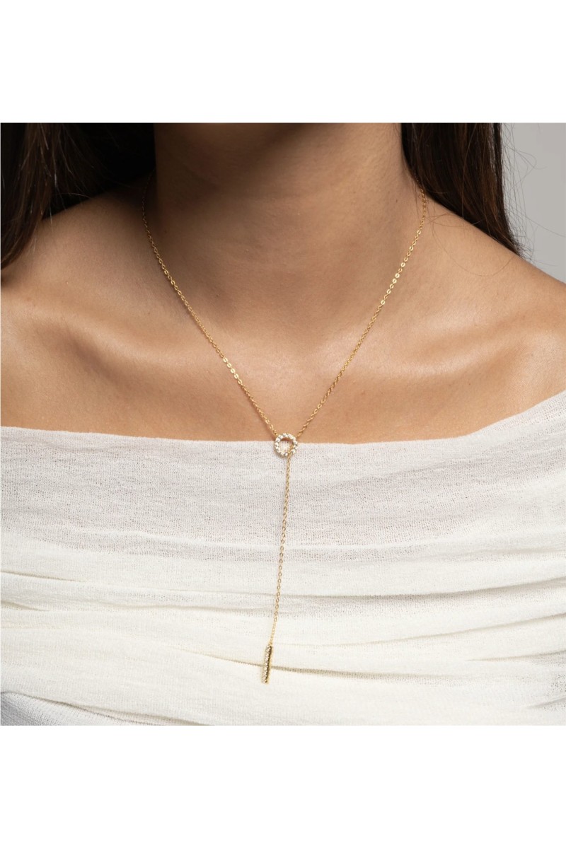 Collar Lunar BlancaRomeo Oro