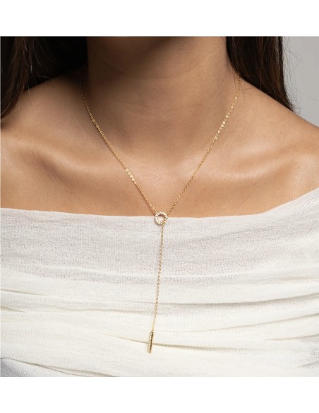 Collar Lunar BlancaRomeo Oro