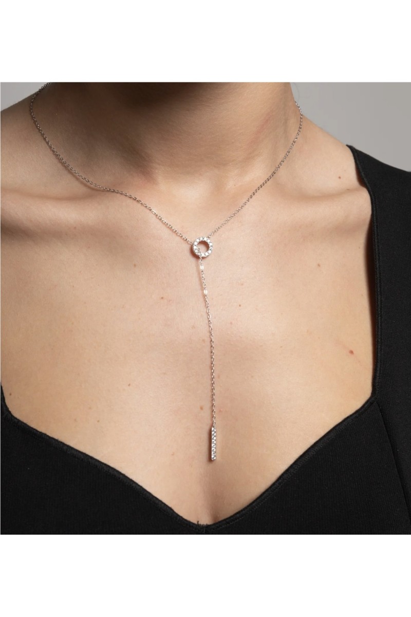 Collar Lunar BlancaRomeo Plata
