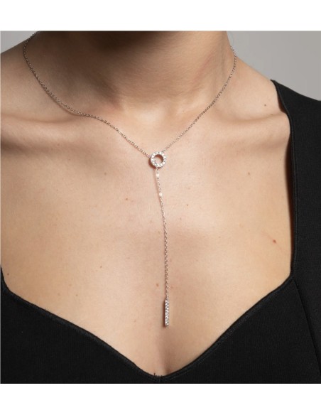 Collar Lunar BlancaRomeo Plata