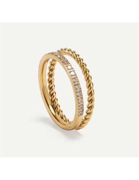 Anillo Alma BlancaRomeo Oro