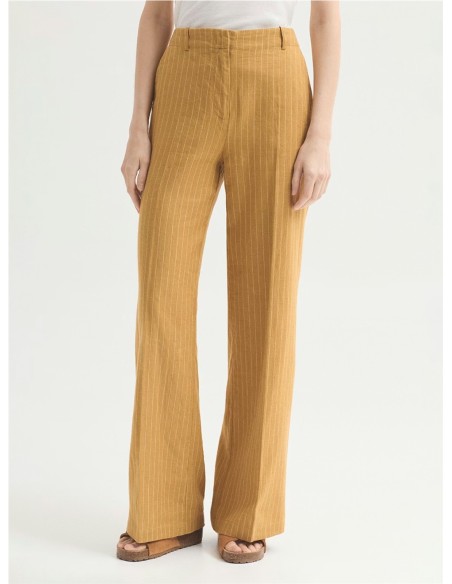 Pantalón Rayas NiceThings Mostaza