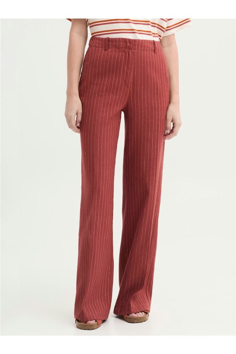 Pantalón Rayas NiceThings Rojo