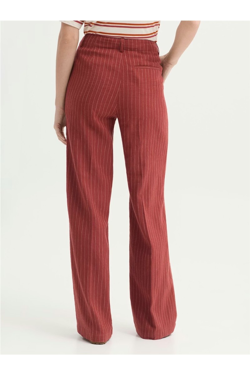 Pantalón Rayas NiceThings Rojo