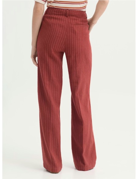 Pantalón Rayas NiceThings Rojo