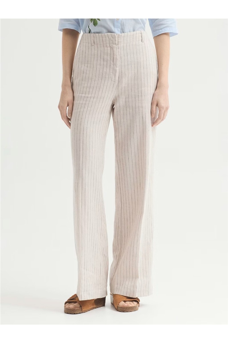 Pantalón Rayas NiceThings Crudo