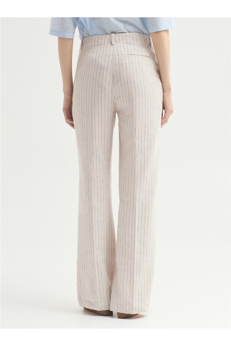 Pantalón Rayas NiceThings Crudo