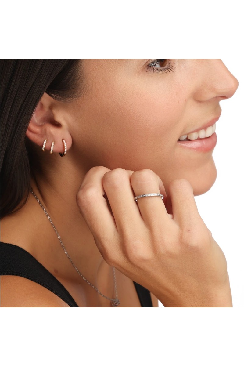 Pendientes Rosa BlancaRomeo 2