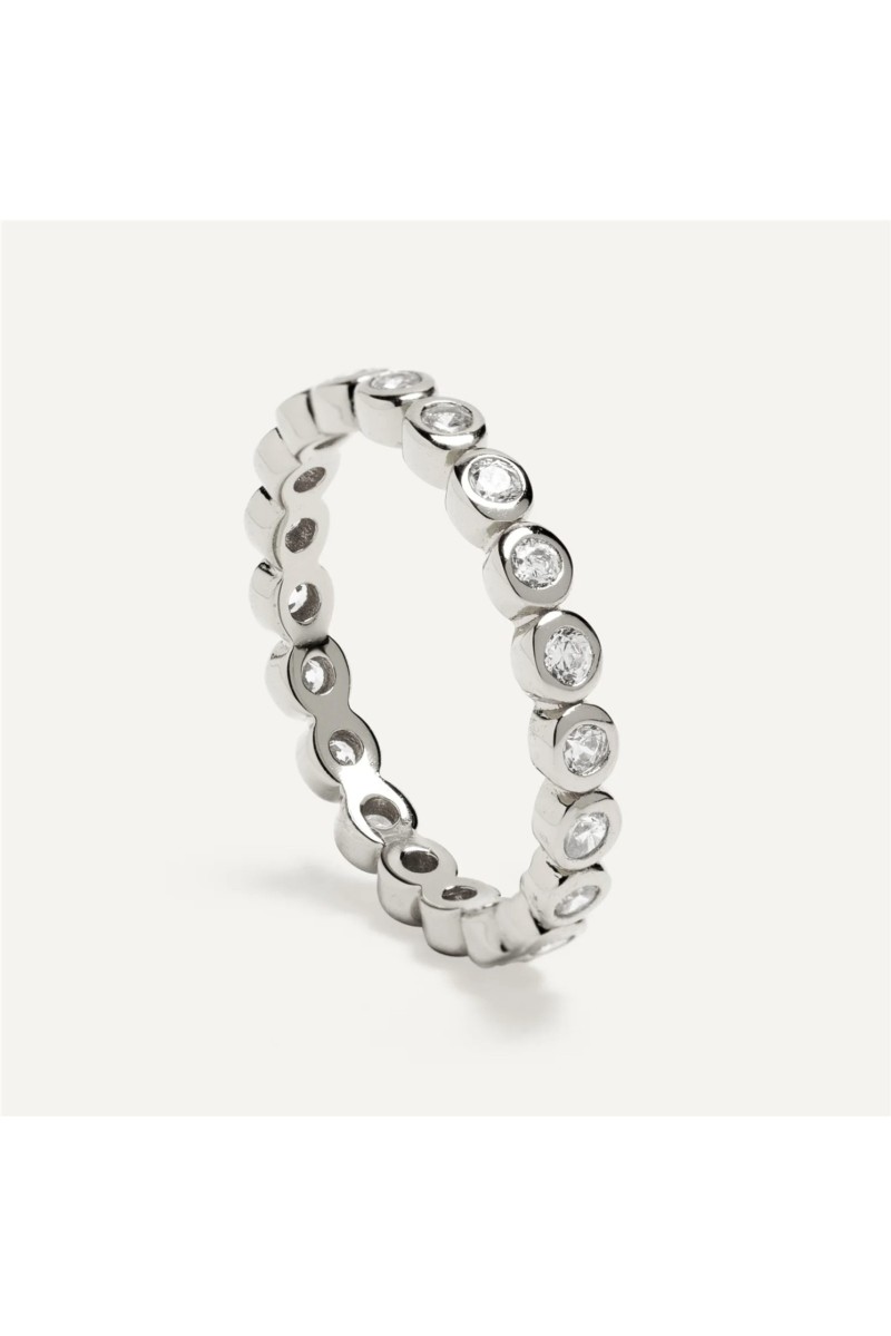 Anillo Aurora BlancaRomeo Plata