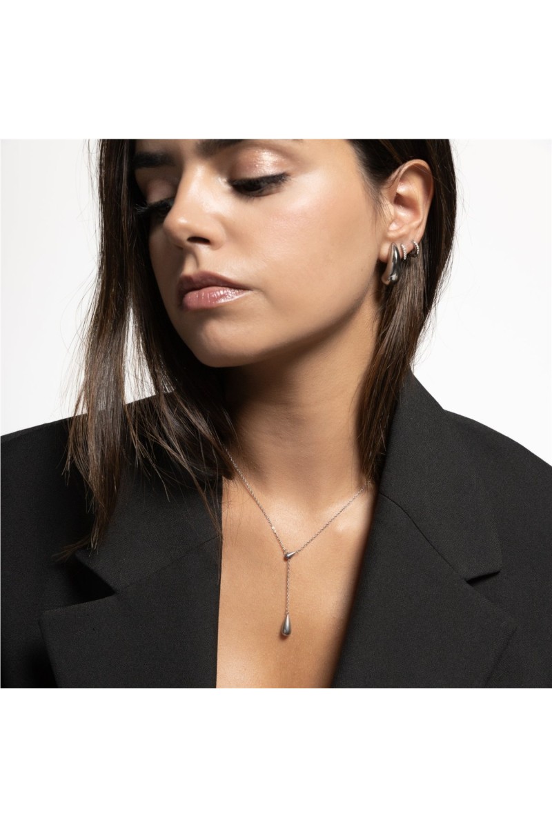 Collar Gota BlancaRomeo Plata