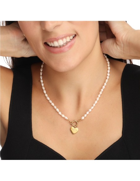 Collar Amor Perlas BlancaRomeo