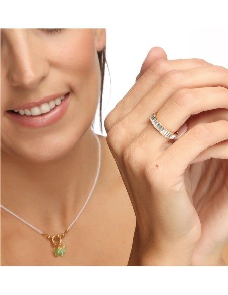 Anillo Cristalina BlancaRomeo