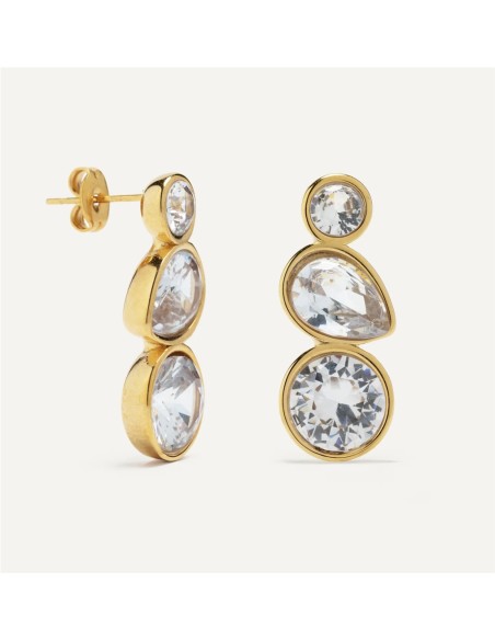 Pendientes Cristalina BlancaRomeo