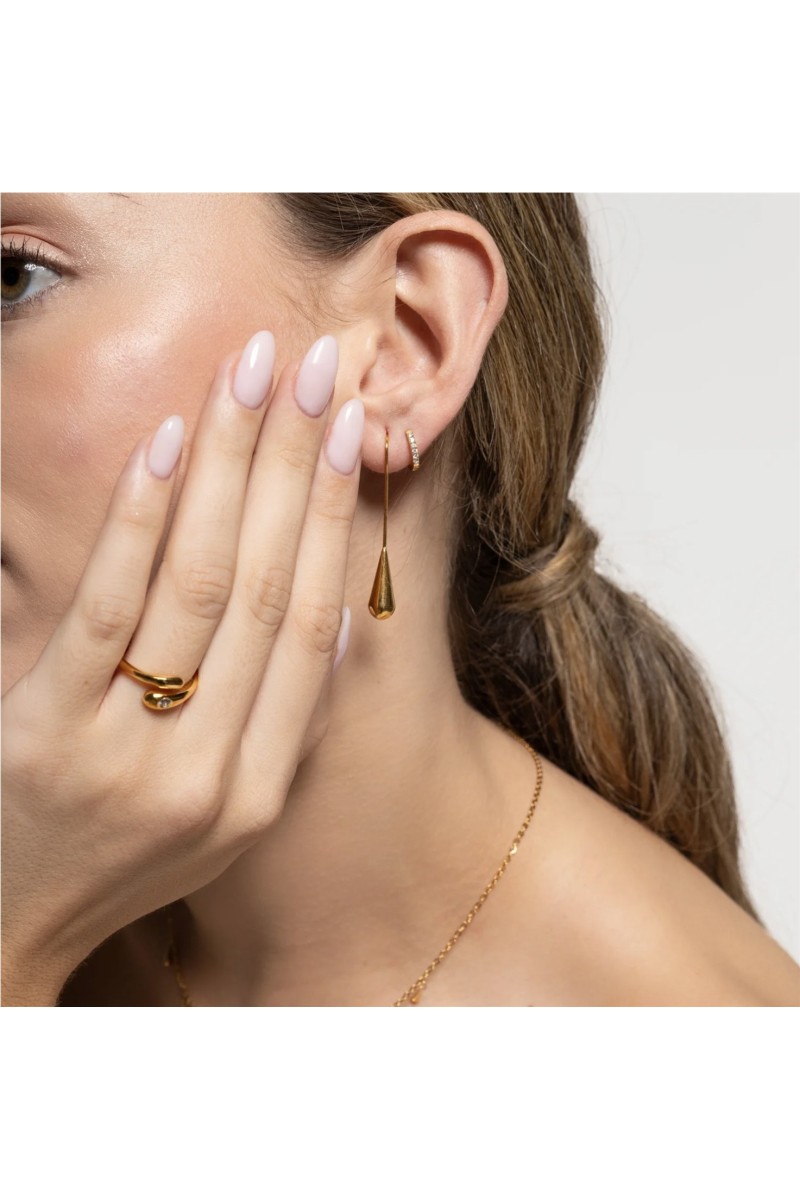 Pendientes Lluvia BlancaRomeo