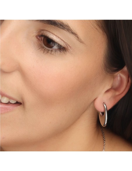 Pendientes Wave BlancaRomeo