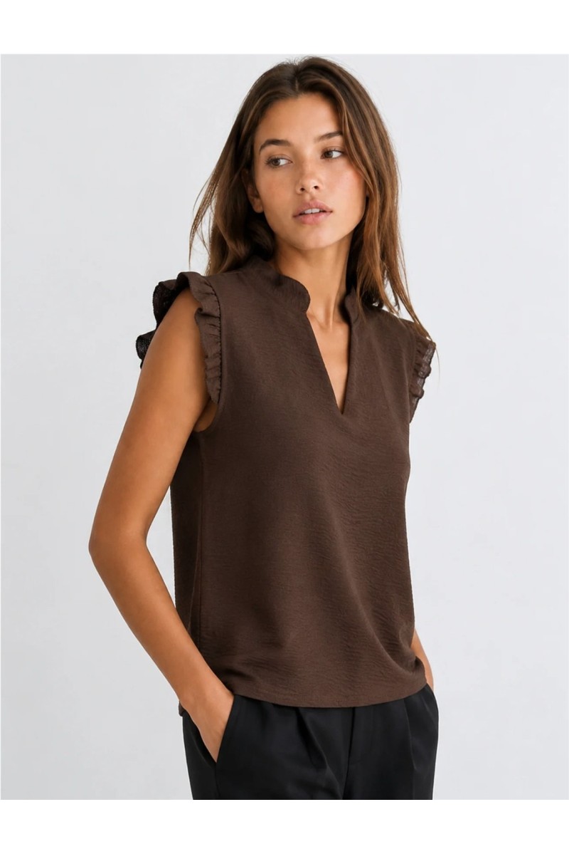 Blusa Roma Marrón