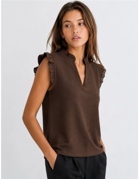 Blusa Roma Marrón