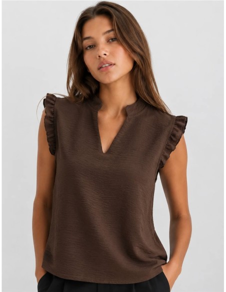 Blusa Roma Marrón