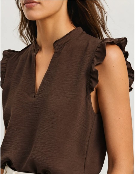Blusa Roma Marrón