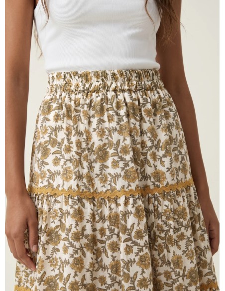 Falda Abril Amarillo