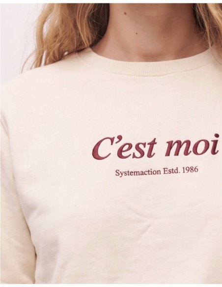 Sudadera Moi SystemAction Crudo