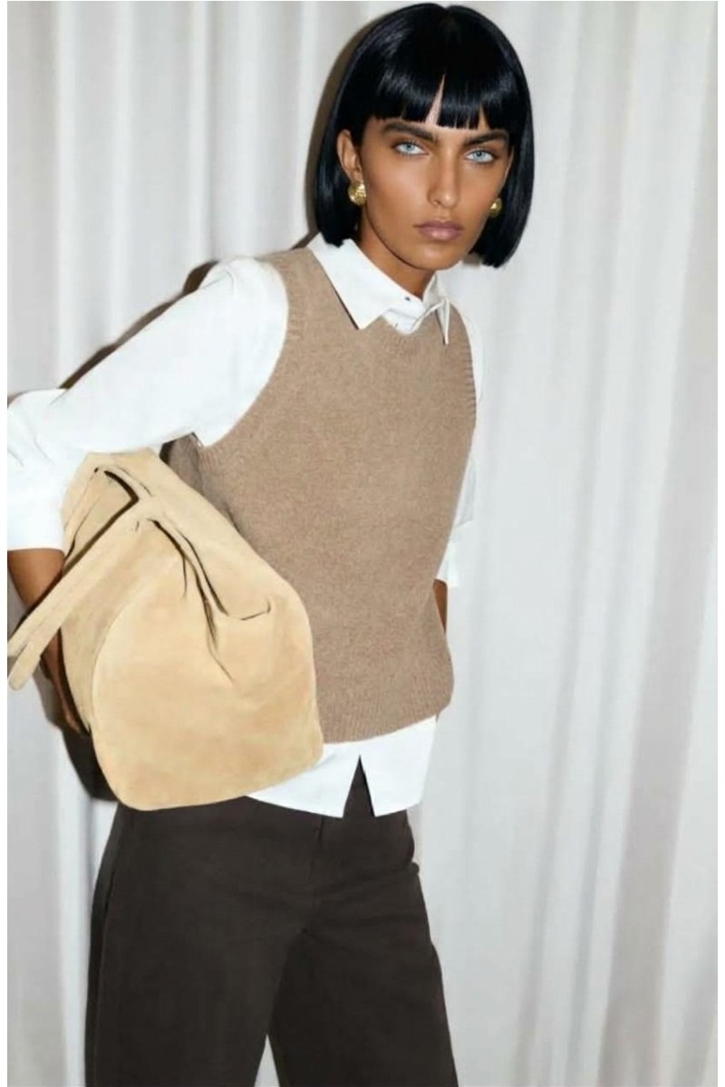 Chaleco Brooke EseOese Camel