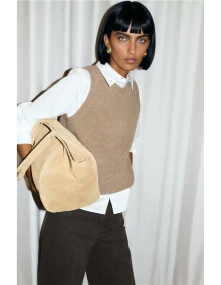 Chaleco Brooke EseOese Camel