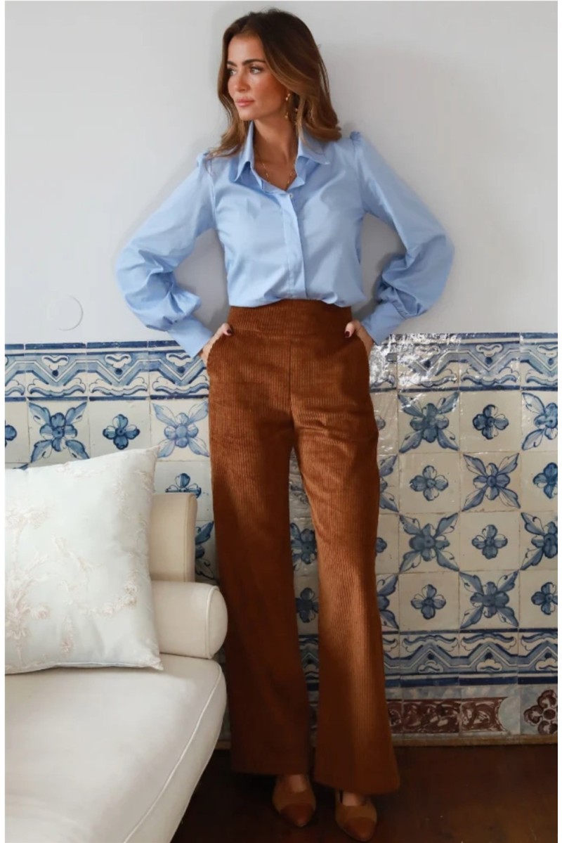 Pantalón Aurora SoleLisboa Camel