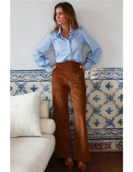 Pantalón Aurora SoleLisboa Camel