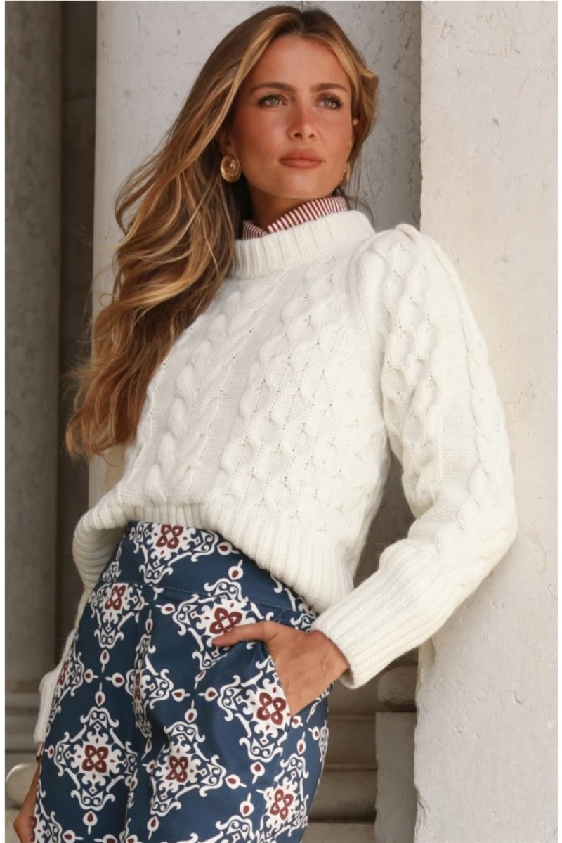 Jersey Carmen SoleLisboa Blanco
