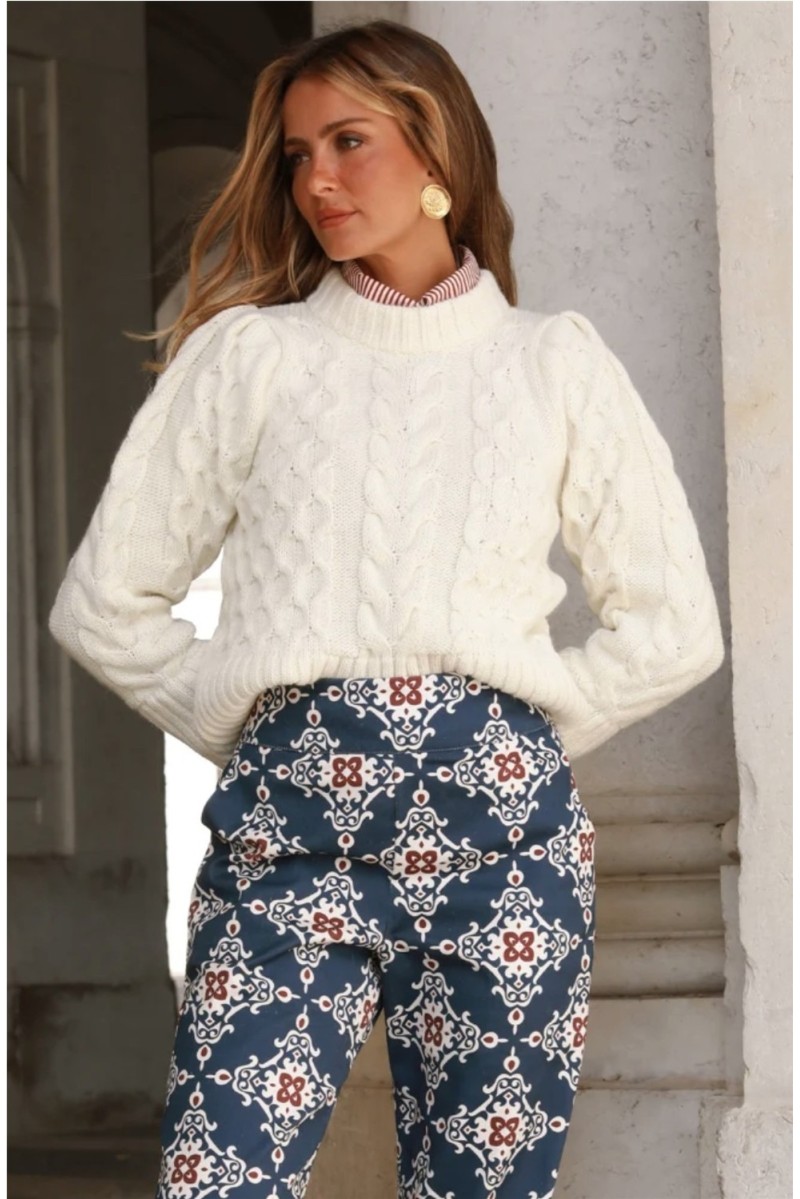 Jersey Carmen SoleLisboa Blanco